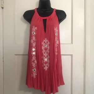 ✔️INC Coral Embroidered Blouse 💐